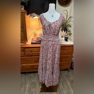 Old Navy Floral Multicolor milk maid Dress